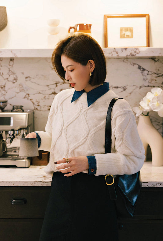 Keeley Wool Sweater - Ivory
