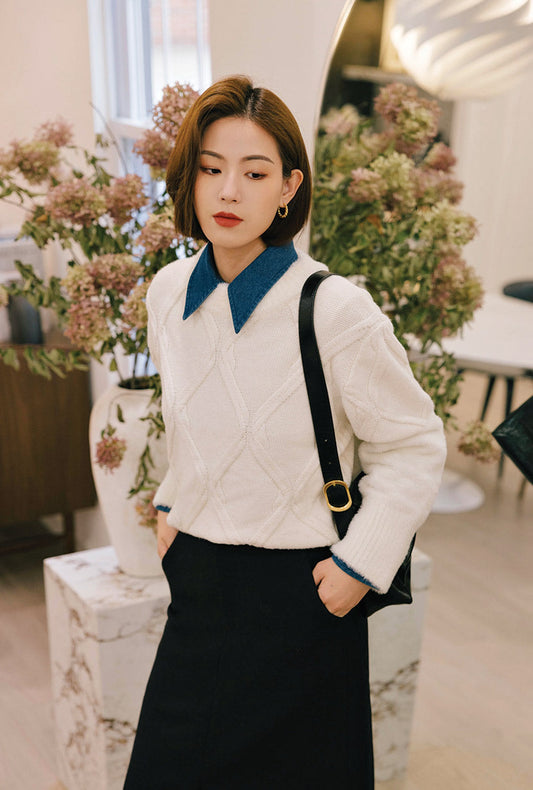 Keeley Wool Sweater - Ivory