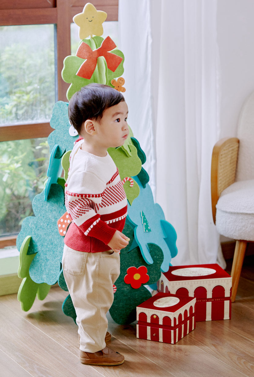 Avery Kids Sweater - Maroon