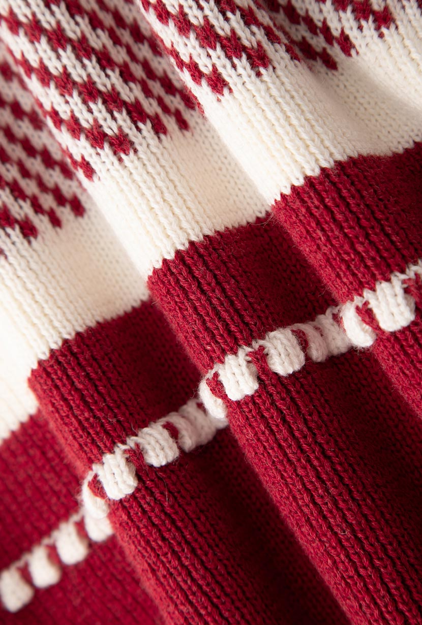 Avery Kids Sweater - Maroon